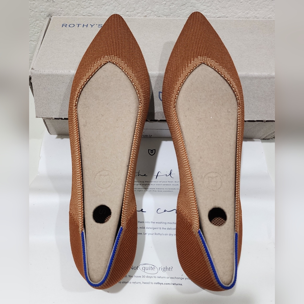 New Rothy's Point Fawn 9.5